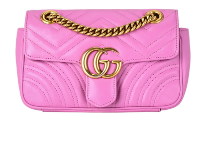 Small Marmont, £695, Handbags, Pink, Leather, Front view